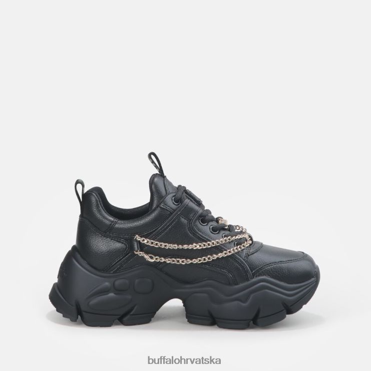 crna sa zlatnim lancem Buffalo binary chain trainer low vegan |tenisice TDD6T347
